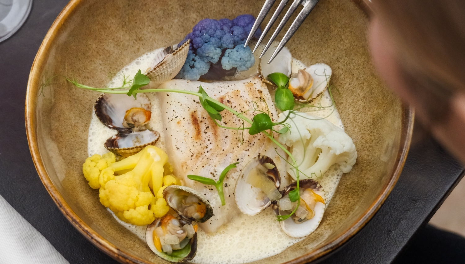 Tourbillon plat gastronomique